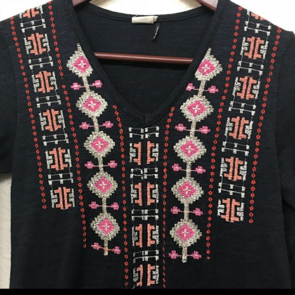 ANTHROPOLOGIE Akemi + Kin Savin Embroidered Tunic Dress EUC sz S - Picture 4 of 11